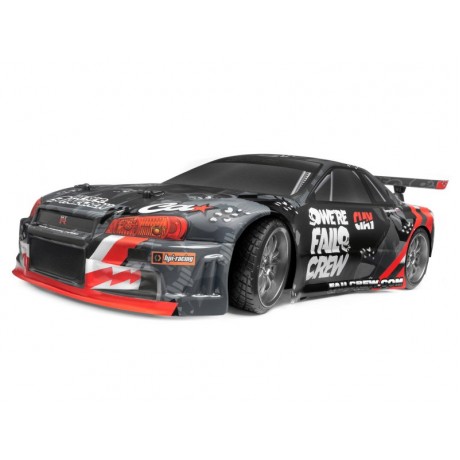 HPI  - FAIL CREW NISSAN SKYLINE R34 GT-R PRINTED BODY (200MM)