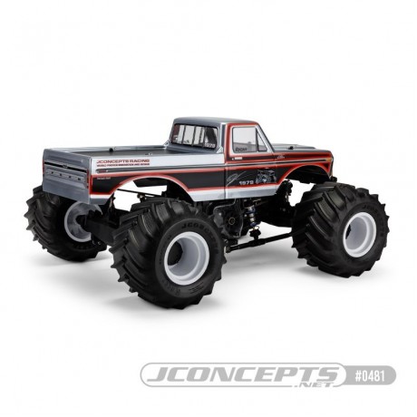 JCONCEPTS 1/10 1979 Ford F-250 MT Single-Cab Body 330mm LMT, Axial SMT10 (W178mm) CLEAR