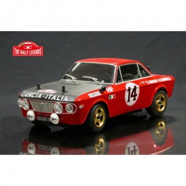 FULVIA HF 1600 RALLY 1972 PAINTED BODY WITH WHEELS TIRES 1/10 