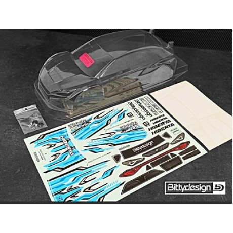 BITTYDESING HIBERYA 1/10 FWD Clear Body 190mm