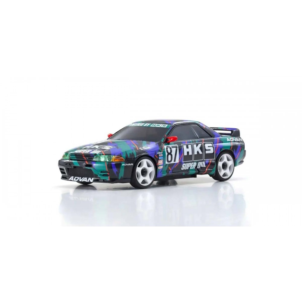 KYOSHO Autoscale Mini-Z Skyline GT-R R32 1993 HKS #87 (MA020)