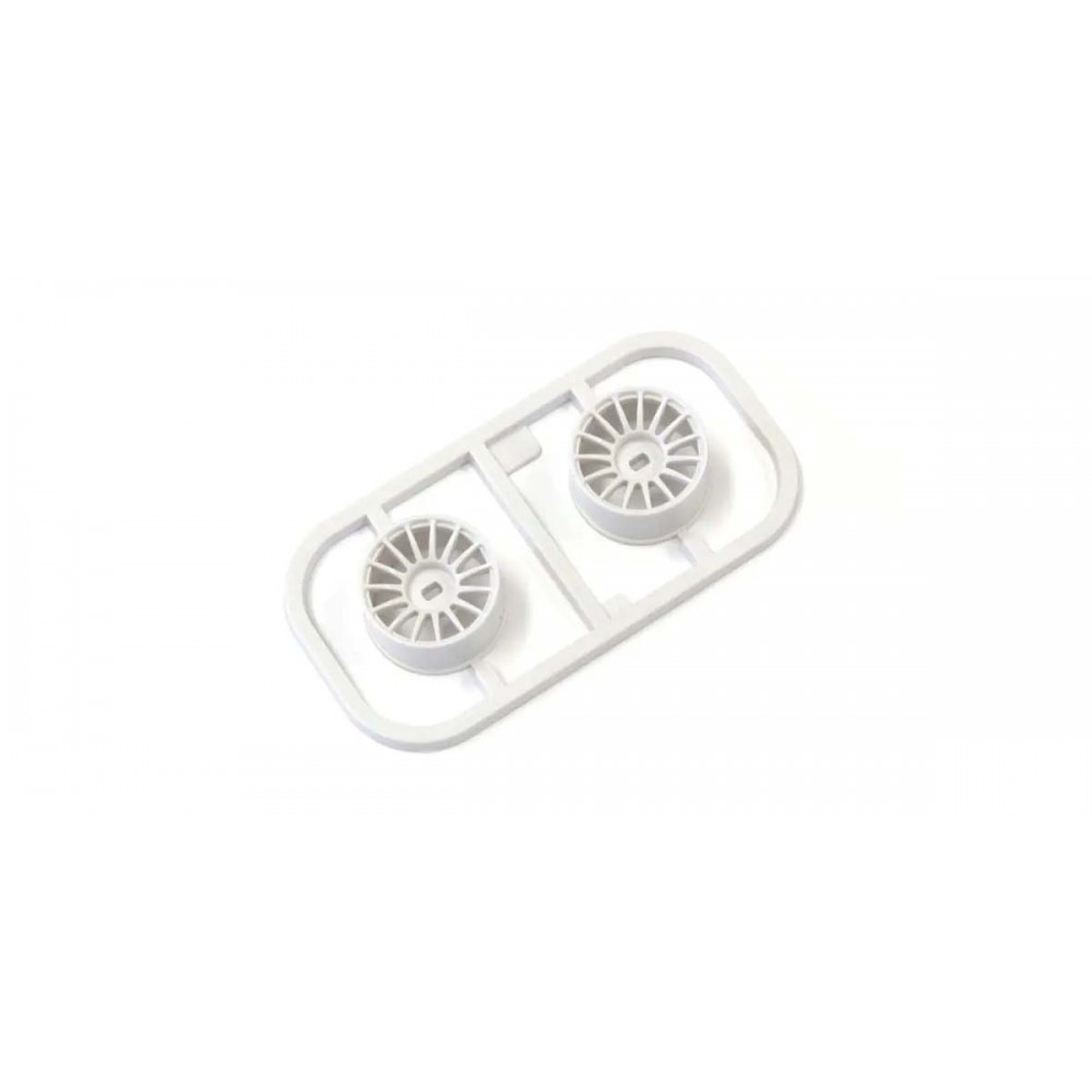 KYOSHO MDH100W-W0B Mini-Z AWD Wheel Set Wide 0 Offset White (2pcs)