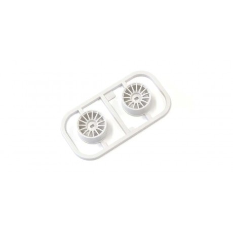 KYOSHO MDH100W-W0B Mini-Z AWD Wheel Set Wide 0 Offset White (2pcs)