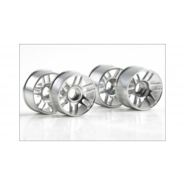 KYOSHO MZH254S MR-02 NSX ALUMINUM WHEEL/12SPOKE SIL (4pcs)