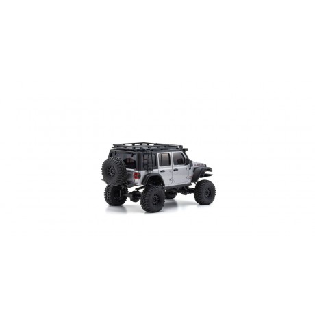 KYOSHO Mini-Z 4X4 MX-01 Jeep Wrangler Rubicon Silver Metallic (KT531P)