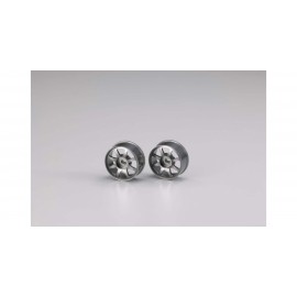 KYOSHO MDH201GM Aluminum Wheel Set (AWD/8-Spoke/Gun metal) (4pcs)