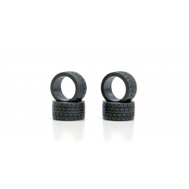 KYOSHO MZW38-20B Mini-Z Racing Radial Tyres 20 Shore - Wide (4pcs) 