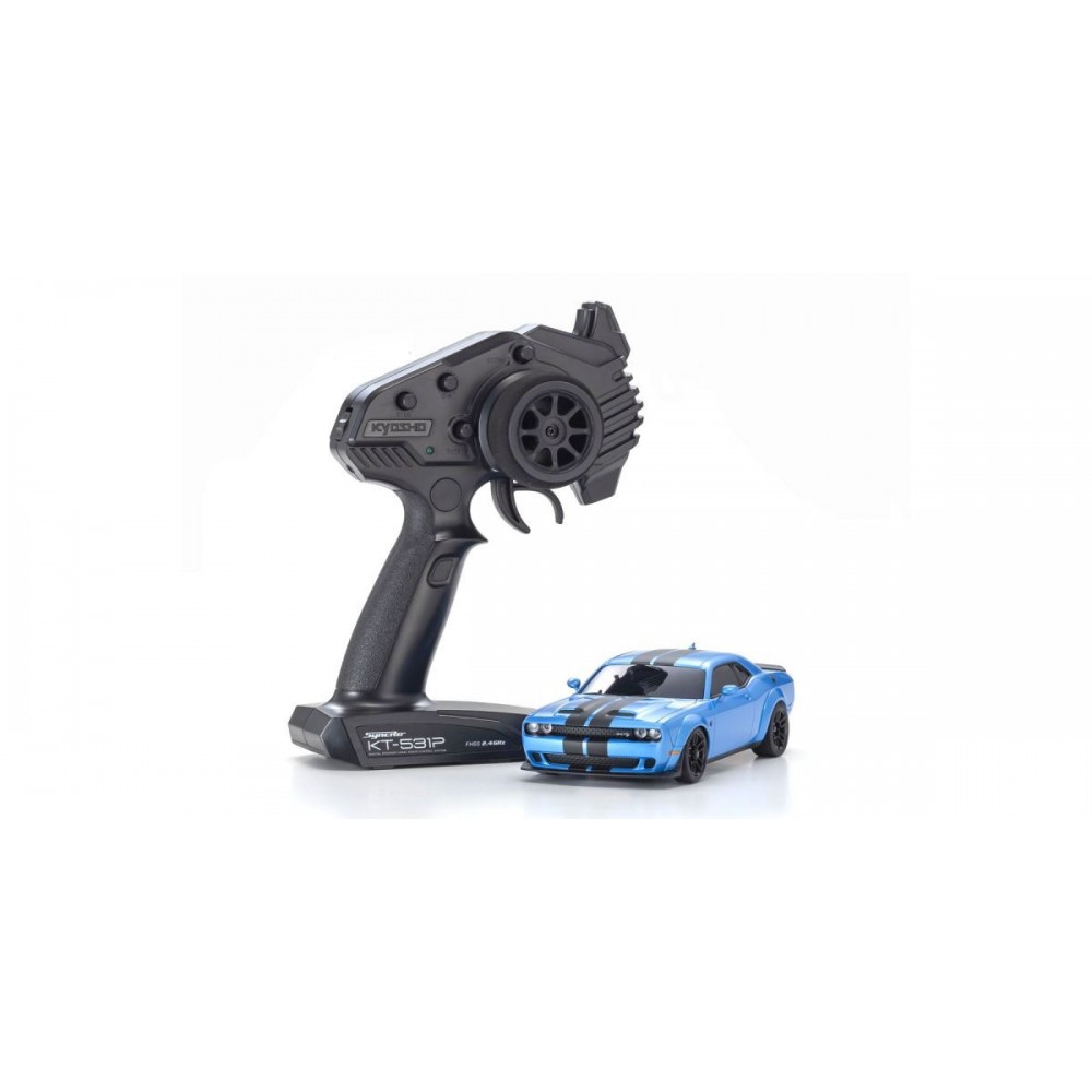 KYOSHO Mini-Z AWD Dodge Challenger SRT Hellcat Redeye B5 Blue (MA020W-LL)