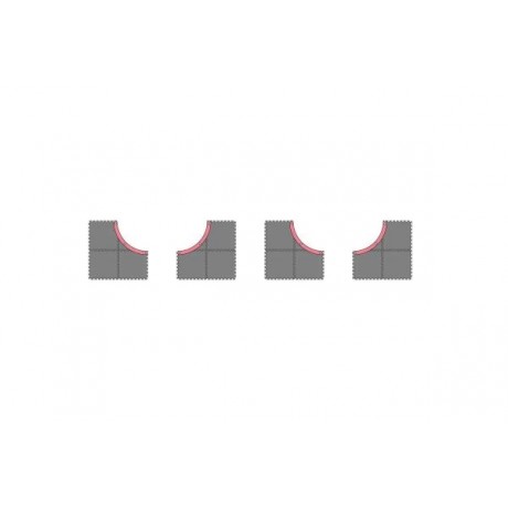 KYOSHO Mini-Z Grand Prix Circuit50 Large Corner Set (16pcs)