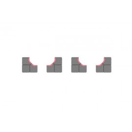 KYOSHO Mini-Z Grand Prix Circuit30 Large Corner Set (12pcs) 
