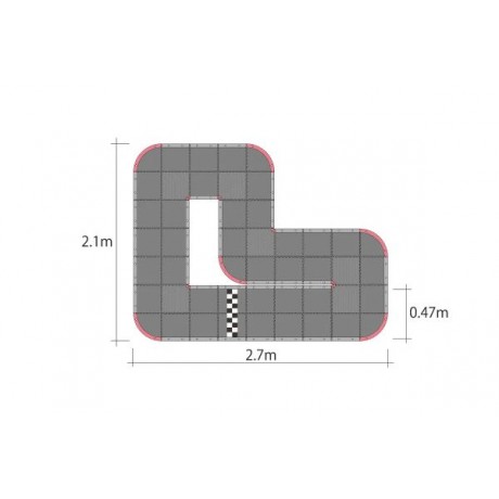 KYOSHO Mini-Z Grand Prix Circuit30 Urethane (30x30) 48pcs