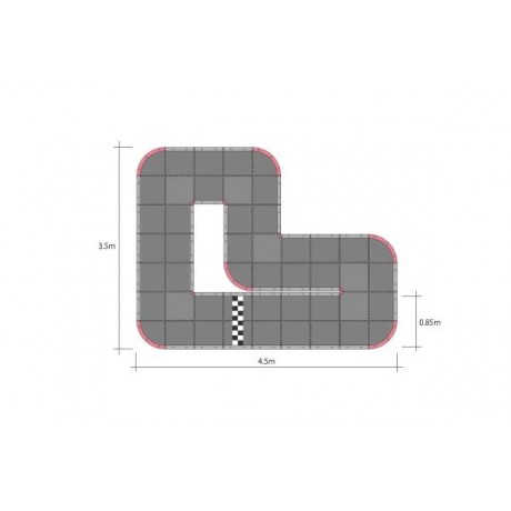 KYOSHO Mini-Z Grand Prix Circuit50 Urethane (50x50) 48pcs