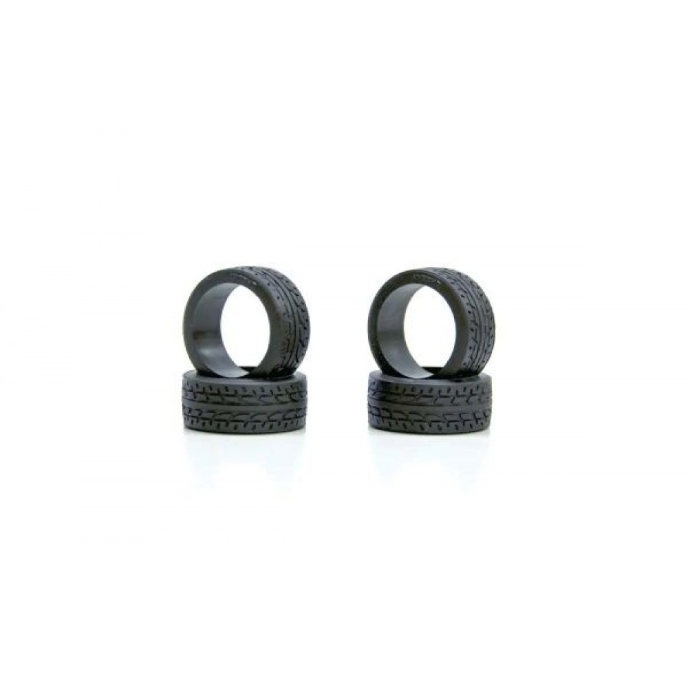 KYOSHO MZW37-20B Mini-Z Racing Radial Tyres 20 Shore - Narrow (4pcs)