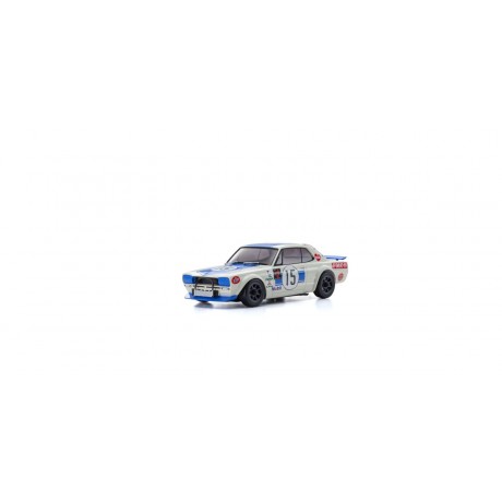 KYOSHO Mini-Z AWD Skyline 2000GT-R KPGC10 Racing'72 Blue No15 (MA020/KT531P)