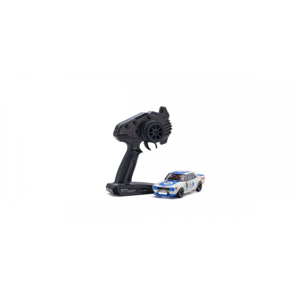 KYOSHO Mini-Z AWD Skyline 2000GT-R KPGC10 Racing'72 Blue No15 (MA020/KT531P)