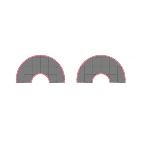 KYOSHO Mini-Z Grand Prix Circuit50 Oval Extension (32pcs)