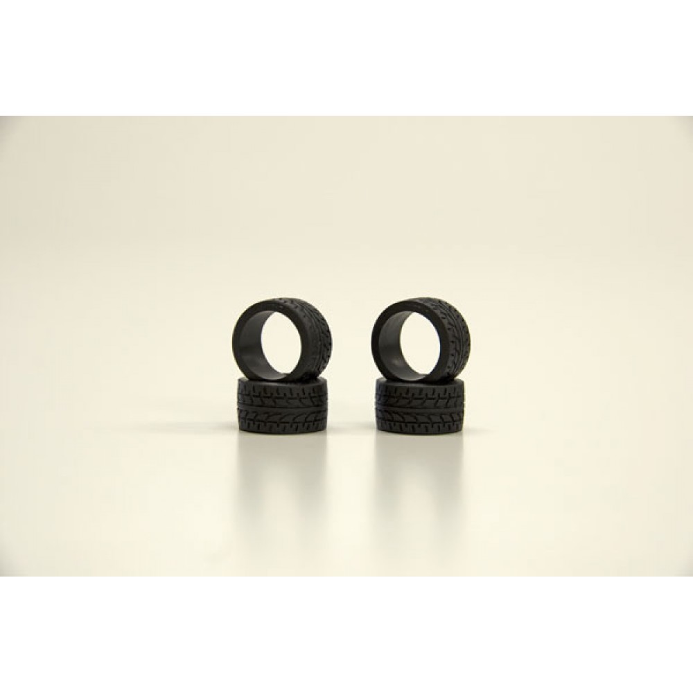 KYOSHO MZW38-30 Mini-Z Racing Radial Tyres 30 Shore - Wide (4pcs)