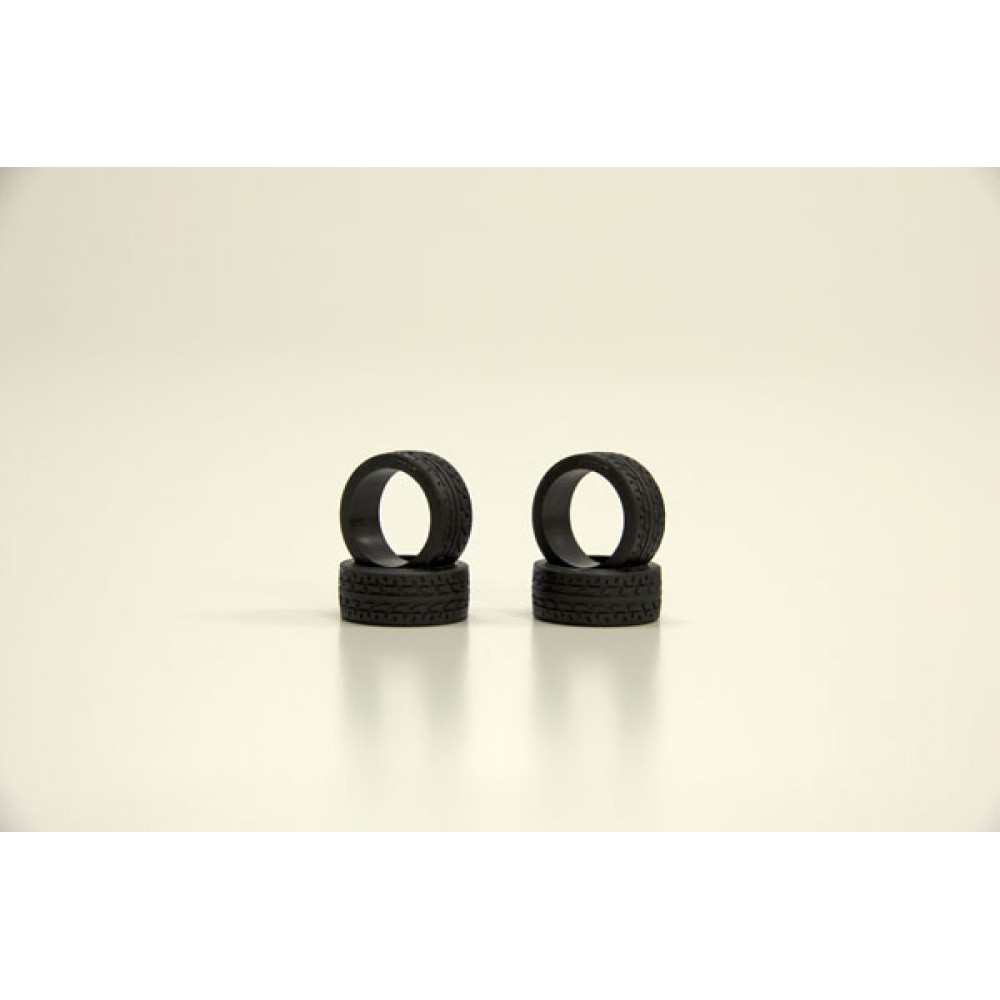 KYOSHO MZW37-40 Mini-Z Racing Radial Tyres 40 Shore - Narrow (4pcs)