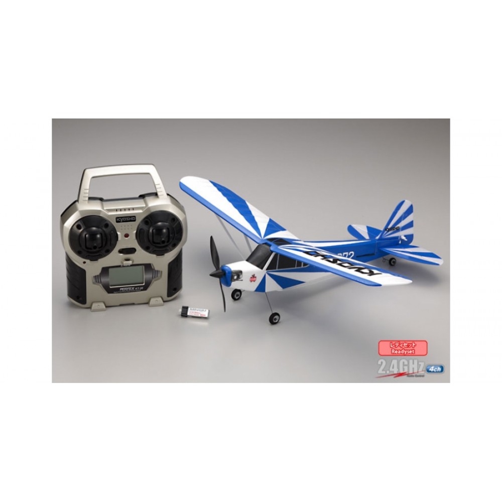 KYOSHO MINIUM AD CLIPPEDWING CUB readyset KP10752RS (Blue)