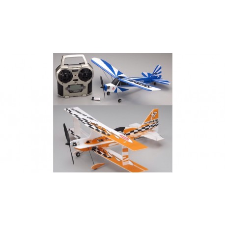 KYOSHO Combo set !!! MINIUM AD CLIPPEDWING CUB READYSET KP10752RS (BLUE) + MINIUM AD PROFILE ULTIMATE PIP KIT 10773