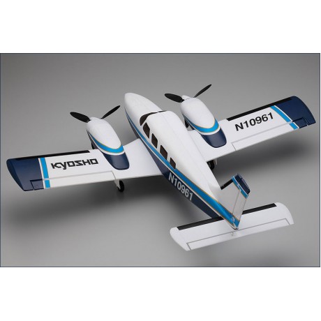 KYOSHO PIPER PA34 VE29 TWIN PIP (Blue) KP10961BL