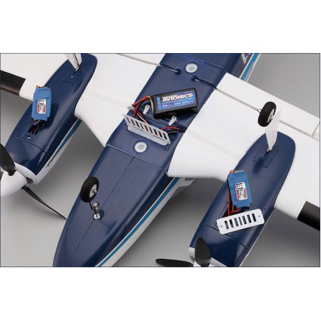 KYOSHO PIPER PA34 VE29 TWIN PIP (Blue) KP10961BL