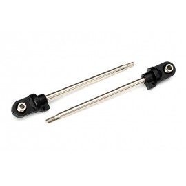 TRAXXAS 7763 Shock shafts, GTX, 110mm (assembled with rod ends & hollow balls) (steel, chrome finish) (2pcs) 