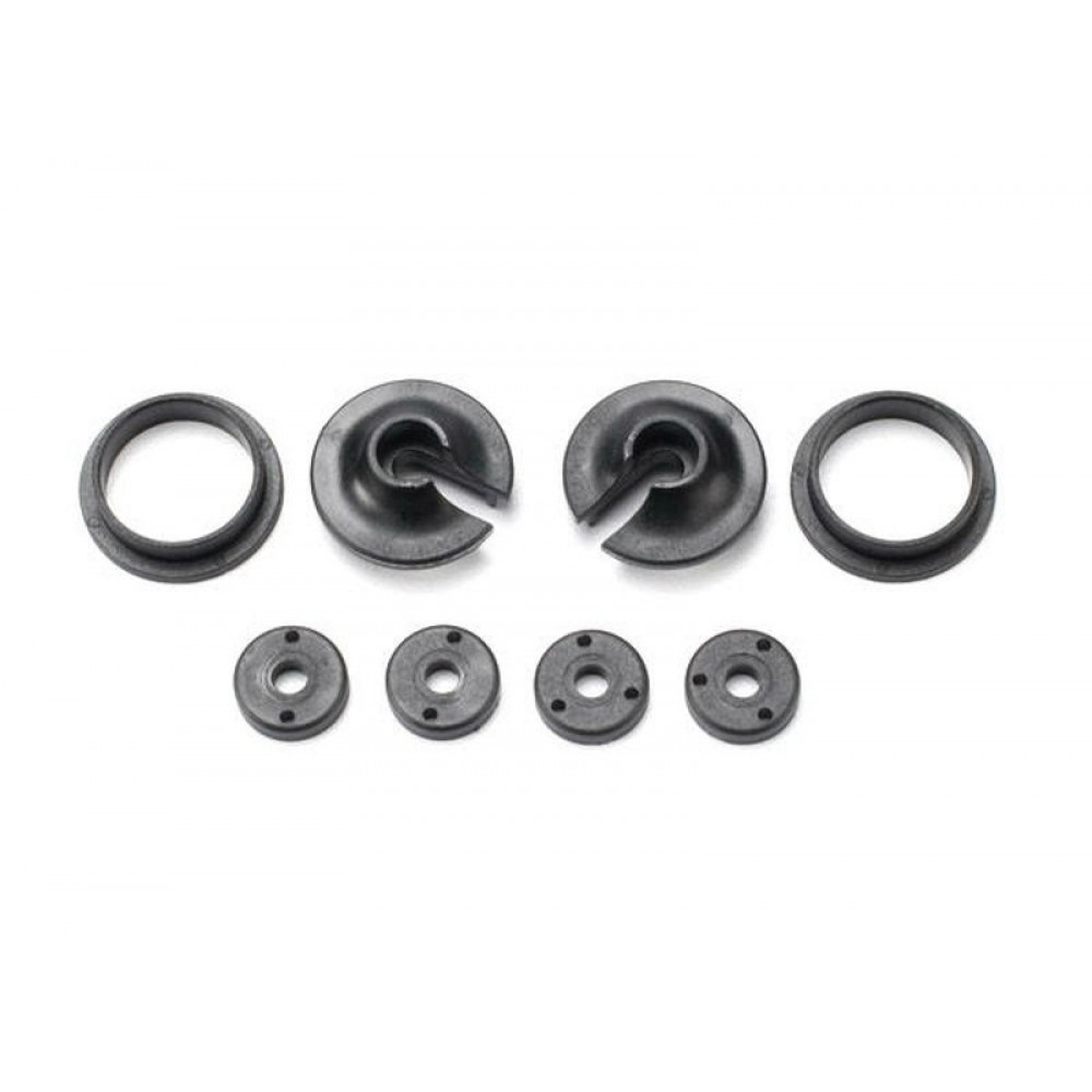 TRAXXAS 3768 Spring retainers upper & lower (2pcs) piston head set (2-hole (2pcs) 3-hole (2pcs)