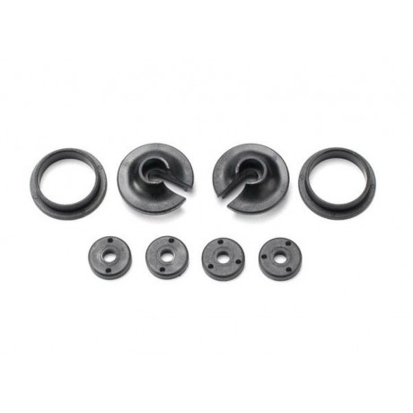 TRAXXAS 3768 Spring retainers upper & lower (2pcs) piston head set (2-hole (2pcs) 3-hole (2pcs)