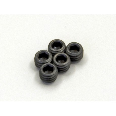 KYOSHO 1-S55004 Metallic Headless Set Screws M5x4mm (5pcs) 