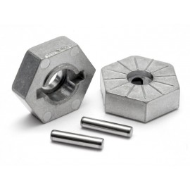 HPI 86804 HEX WHEEL HUB 17MM (SILVER) (4psc) 