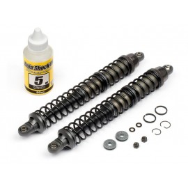 HPI  VVC/HD SHOCK SET (GUNMETAL/137-207mm/2pcs/6mm) 