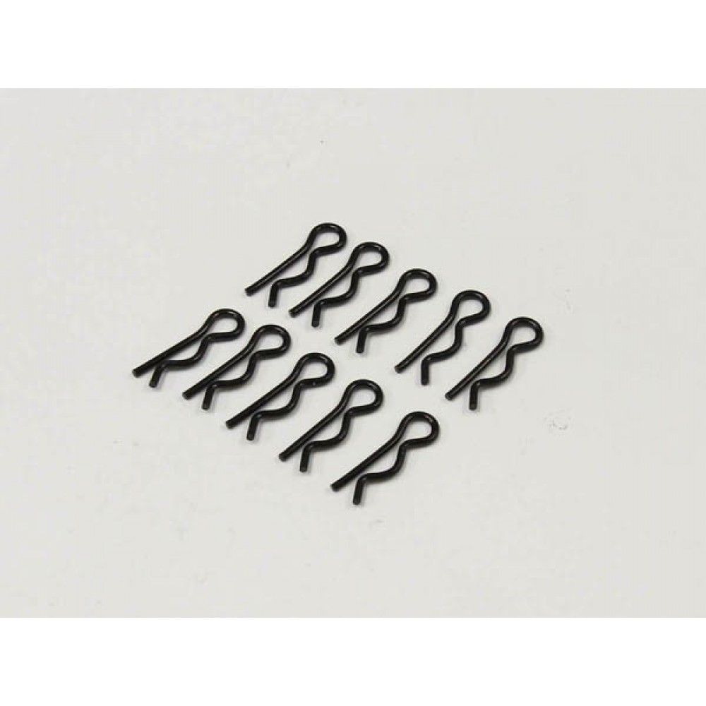 KYOSHO BODY CLIPS 1/10 BLACK  (10pcs)