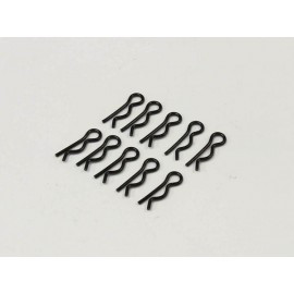 KYOSHO BODY CLIPS 1/10 BLACK  (10pcs)