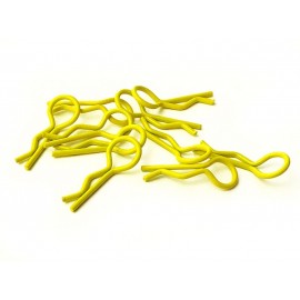 H-SPEED BODY CLIPS 1/10 yellow (10pcs) 
