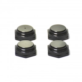 ARGUS Serrated Cap Nut M12*1.0 Black Alumina material (4pcs) 