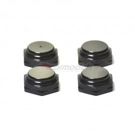 ARGUS Serrated Cap Nut M12*1.0 Black Alumina material (4pcs)