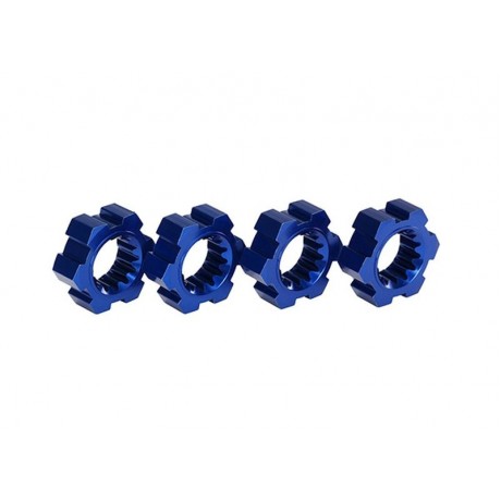 TRAXXAS 7756X wheel hubs aluminium Blue (4pcs)  