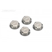 JETKO 17mm Aluminum closed Wheel Nut Hard anodizing  (4pcs)