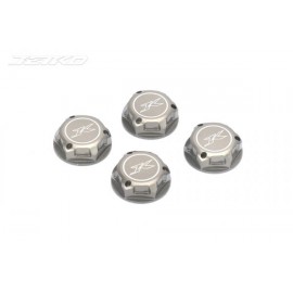 JETKO 17mm Aluminum closed Wheel Nut Hard anodizing  (4pcs) 