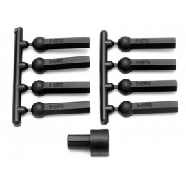 HPI HA303 HEAVY DUTY BALL CUP 4.3x23mm (8pcs) 