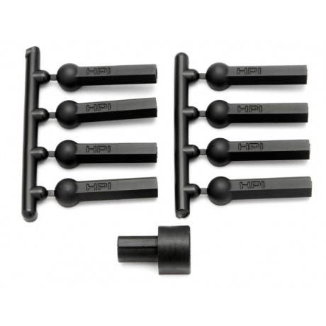 HPI HA303 HEAVY DUTY BALL CUP 4.3x23mm (8pcs)