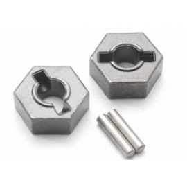 TRAXXAS 4954R Hex wheel hubs steel axle pins (2.5x12mm) (2pcs) 