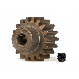 TRAXXAS 6491X Gear 18-T pinion (1.0 metric pitch) (fits 5mm shaft) set screw (for use only with steel spur gears)