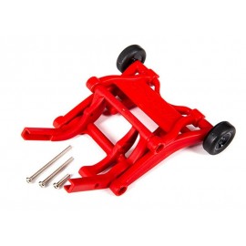 TRAXXAS 3678R Wheelie bar assembled RED (fits Slash, Stampede, Rustler, Bandit series)