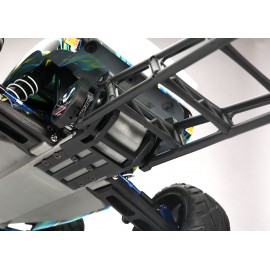 TRAXXAS 9460 Wheelie bar, black (assembled)/ wheelie bar mount 