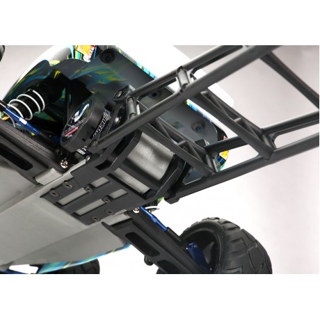 TRAXXAS 9460 Wheelie bar, black (assembled)/ wheelie bar mount
