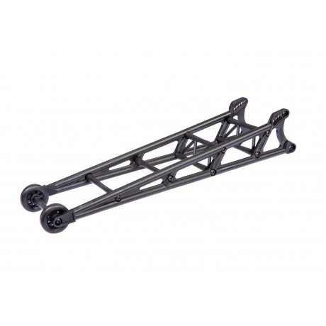 TRAXXAS 9460 Wheelie bar, black (assembled)/ wheelie bar mount