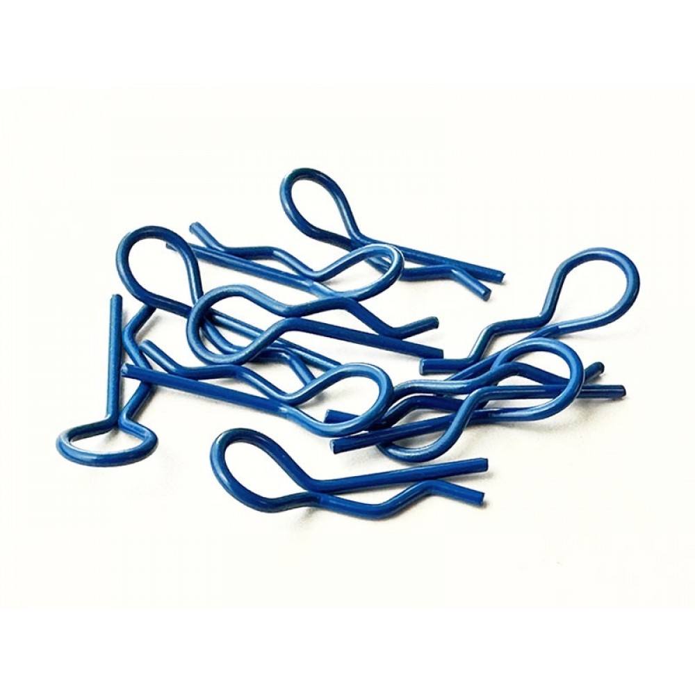 H-SPEED BODY CLIPS 1/10 BLUE (10pcs)