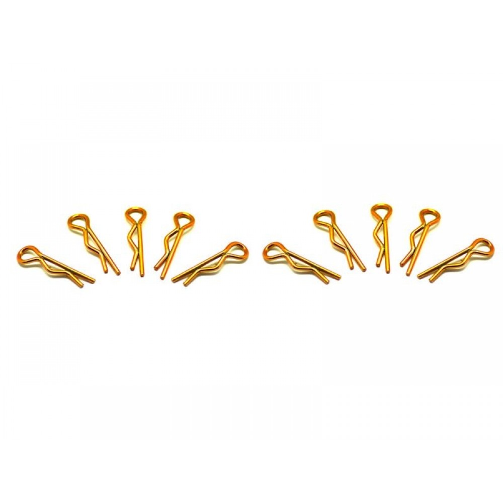 ARROWMAX BODY CLIPS SMALL 1/10 GOLD (10pcs)